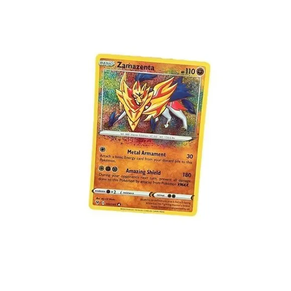 Pokemon | Other | Pokemonzamazenta Swsh4 Vivid Voltage Swsh04 Hp10 102185  Amazing | Poshmark